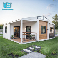 Casa Contenedor Desmontable de 20 pies Estilo Chino para Sala de Estar, Cocina, Dormitorio, Villa, Apartamento y Hospital para Uso en Restaurantes