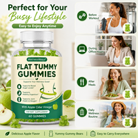 Gomitas de Vinagre de Sidra de Manzana de Marca Privada OEM, 60 Unidades, Control de Peso, Apoyo Digestivo, Fabricante de Suplementos Dietéticos de ACV