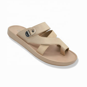 TEESON-Zapatillas de cuero de estilo árabe para <span class=keywords><strong>hombre</strong></span>, <span class=keywords><strong>Chanclas</strong></span> de playa personalizadas, Oem, nuevo diseño - Product Image 4