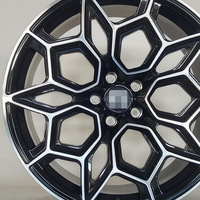 Nouvelle jante monobloc de luxe sur mesure en alliage d'aluminium forgé de 23 pouces, noir brillant, à rayons multiples, pour SUV Bentayga 5x130 ET20