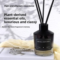 Aromathérapie de rafraîchissement d'air de chambre d'hôtel haut de gamme huiles essentielles sans feu de longue durée pour la décoration de la maison transfrontalière