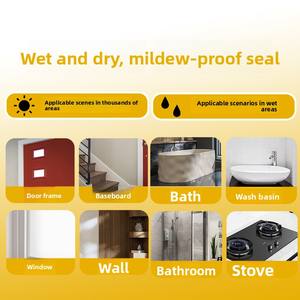 Pegamento de vidrio <span class=keywords><strong>Sika</strong></span> MP a prueba de moho, impermeable, de silicona, para cocina, baño, zócalo, sellador para construcción, estufa, borde, Unión de inodoro - Product Image 3