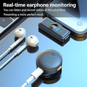 Chuyên Nghiệp Thông Minh Giảm Tiếng Ồn Ve Áo <span class=keywords><strong>Microphone</strong></span> 1 Để 2 Gói Không Dây Loại C Kết Nối Sạc Trường Hợp Cho Hội Nghị Sử Dụng - Product Image 5