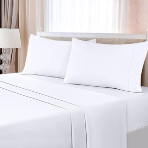 Juego de Sábanas con Fundas de Almohada a Juego, Ropa de Cama Transpirable y Cómoda para el Hogar, Hotel, Dormitorio, Tamaño Queen y King - Product Image 1