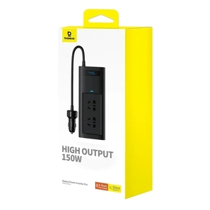 Venta al por Mayor, Inversor de Corriente Baseus Pro 150W 220V CN/EU Negro CGNB020101 100% <span class=keywords><strong>Original</strong></span>, <span class=keywords><strong>Cargador</strong></span> Rápido USB Tipo C para <span class=keywords><strong>Auto</strong></span>, Adaptador de Corriente - Product Image 6