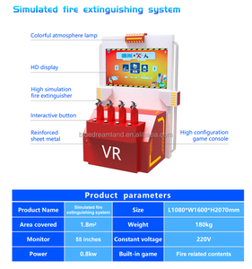 Máquina integrada inteligente 9D VR, simulador de seguridad para sitios de construcción, extintor de incendios - Product Image 6