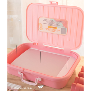 Kotak papan gambar portabel anak, kit lukisan pasir ajaib seni pasir untuk anak-anak Diy - Product Image 6