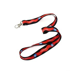 JXSSL1001 Vibrant Comfortable Soft Texture Lightweight Polyester Strong Clip Sublimation Smooth Lanyard for Concerts Festivals