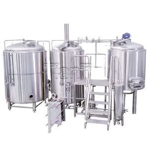 Tiantai High quality SUS304 electric heated 2-vessel 500L brewhouse micro beer brewing equipment a complete brewery system