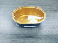 50ml Käsebox, längliche Backform aus Aluminiumfolie, Pudding-Muffin-Form, Einweg-Kuchenform aus Aluminiumfolie