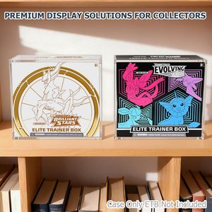 Boîte de présentation magnétique en acrylique pour Pokémon <span class=keywords><strong>Elite</strong></span> Trainer Box – Boîte de collection transparente, protection anti-poussière, vitrine de rangement - Product Image 4