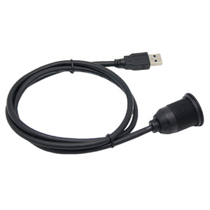 Cable USB 3.0 impermeable de un solo puerto para coche, macho a hembra, para modificación de panel de salpicadero de coche, motocicleta y barco - Product Image 2