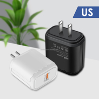 Chargeur USB 18W QC3.0, adaptateur d'alimentation de charge rapide Android, chargeurs muraux portables pour téléphones portables