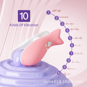 Mini abrazaderas de pezón de Control remoto inalámbrico Creative Dolphin para estimulación Femenina-masajeador de pezón divertido para masturbación - Product Image 2