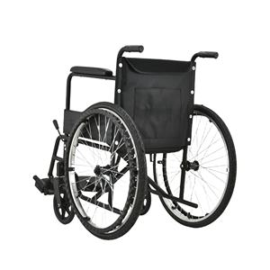 휴대용 헤비 듀티 경량 접이식 스틸 장애인을위한 성인용 수동 휠체어 - Product Image 2