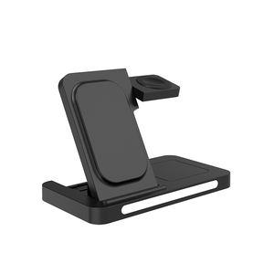 Cargador Inalámbrico Magnético Portátil 3 en 1 Plegable, Estación de Carga Rápida de 15W con Luz Nocturna para iPhone, Reloj y Auriculares - Product Image 5