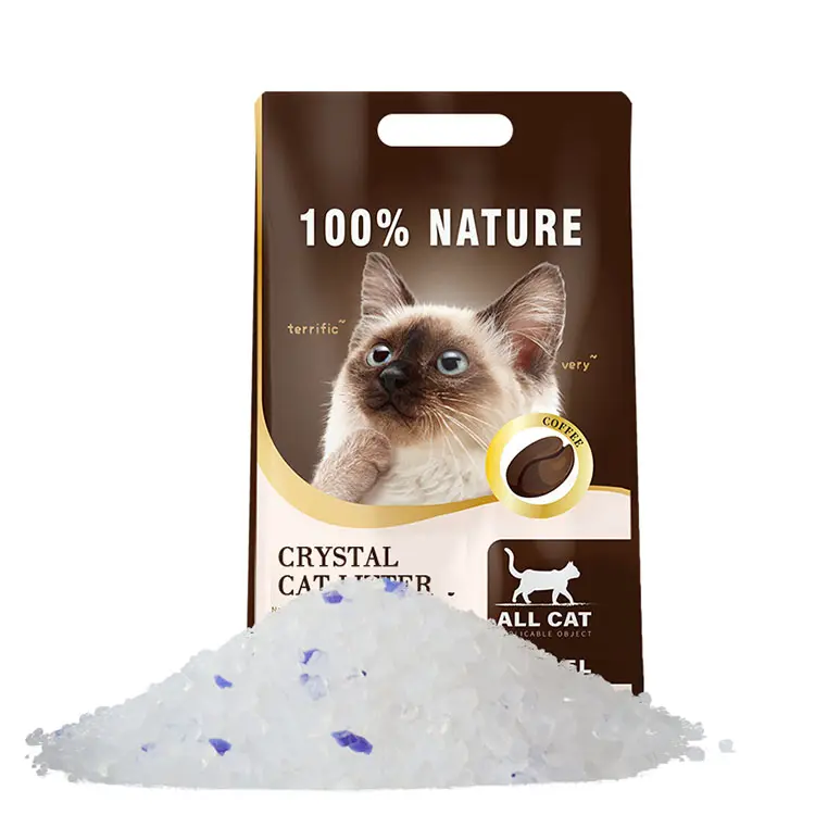 China Factory low price ARENA PARA GATOS Highly Absorbent Micro Crystals Cat Litter Non Clumping Silica Gel Cat Litter