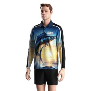 เสื้อโปโลแขนยาวสำหรับผู้ชาย ตกปลาได้ น้ำหนักเบา ป้องกันแสงแดด UPF50+ ผ้าระบายอากาศ เหมาะสำหรับนักล่าและกิจกรรมกลางแจ้ง - Product Image 2