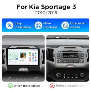 Radio de Navegación Junsun de 9 Pulgadas con CarPlay Inalámbrico y Android Auto para KIA Sportage 3 2010-2016, Autoradio Multimedia con CarPlay - Product Image 2