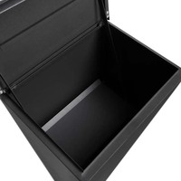Boîte à colis extérieure antivol autoportante en acier galvanisé avec serrure à code mécanique, capacité 20x28x30cm pour courrier postal