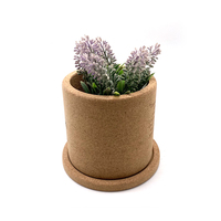 Pot Bunga Gabus Terbaru untuk Bunga Artificial, Pot Tanaman Indoor Serbaguna Klasik, Hadiah Berkebun