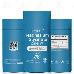 BIYODE OEM Factory Price Wholesale Magnesium Glycinate Gummy Promotes Memory Focus Improved Sleep Quality Mood Gummies
