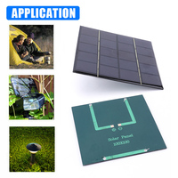 Portable 3W 5V 12v Micro panneau solaire Flexible bricolage Mini chargeur de batterie extérieur polysilicium chargeur rapide pour les aventures en plein air