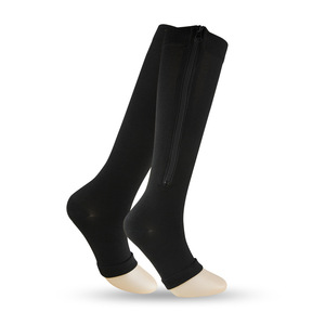 Chaussettes <span class=keywords><strong>de</strong></span> compression à fermeture éclair pour hommes et femmes, pour la course à pied, le <span class=keywords><strong>cyclisme</strong></span>, soutien musculaire gradué, récupération, respirantes, usage quotidien - Product Image 6