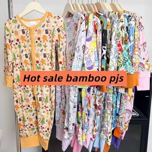 Vendita all'Ingrosso di <span class=keywords><strong>Abiti</strong></span> in Bambù per Bambine, Vestiti Traspiranti e Morbidi con Stampa Floreale per Bimbe - Product Image 4
