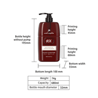 Botol Sabun Mandi Kapasitas Besar 680ml Warna Kustom, Botol Pompa Lotion Tubuh 250ml, Botol Mini 120ml, Envases Para Shampoos De Lujo