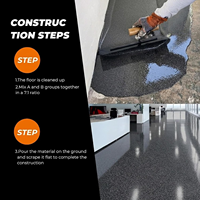 Pintura Epóxica para Pisos de Concreto con Arena de Color, Revestimiento de Alto Brillo, Resistente al Desgaste, Antideslizante, Acabado para Garaje, Interior y Exterior