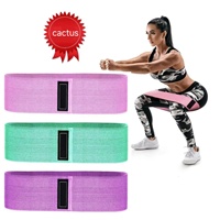 Bande de Résistance Élastique Tricotée de Haute Qualité en Tissu Polyester pour Entraînement à Domicile et en Salle de Sport – Vente en Gros