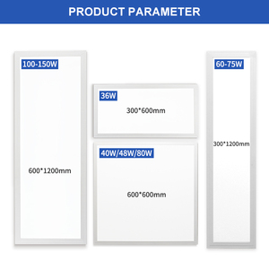 A01-BI OSRAM 130Lm/W UGR<19 SDCM≤5 EN12464-1 Panneau LED de bureau commercial 60x60 Panneau LED 60x60 - Product Image 2
