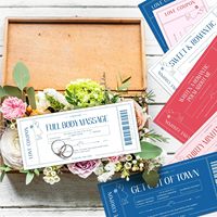 Coupons de coupons d'amour Cadeau de coupon romantique pour couple Saint Valentin Anniversaire Carte-cadeau d'amour