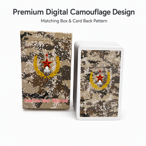 Cartes à Jouer Personnalisées Écologiques à Motif Camouflage – Durables pour <span class=keywords><strong>le</strong></span> Tarot et l'Usage Familial - Product Image 4