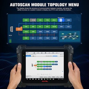 Outil de codage intelligent à écran tactile de 10 pouces pour MaxiSys 919 Ultra MaxiFlash VCMI Tool (version anglaise) - Product Image 6