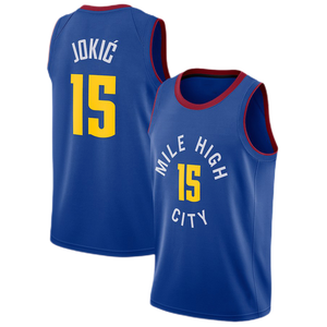 Herren Denver #15 Nikola Jokic Basketball Trikot Bestickte Hemden Genähte Uniform Jugend City Edition Klassische Sport bekleidung Logos - Product Image 6
