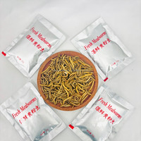 Vers de farine frais 100% naturels en vrac, emballage en sac aluminium, alimentation pour oiseaux et volailles