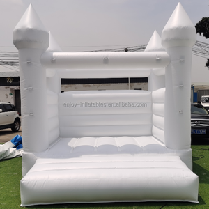 Maison de rebond d'éclaboussures de marché blanc et gris avec toboggan Combo Backyard Kids Water Gonflable Bouncer Jumping Bouncer - Product Image 6