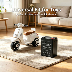 Batterie al Piombo Sigillate 6V 4.5Ah a Valvola Regolata (<span class=keywords><strong>LA</strong></span>) per Auto Giocattolo Elettriche, Altoparlanti da Esterno, Porte Avvolgibili, Luci di Emergenza - Product Image 4