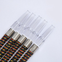 Vente en gros haut de gamme trois couleurs Silicone Hookah Pipe longue poignée souple souple extensible boîte de nuit Bar tuyau