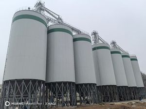 Professional SolisFer Ltd 1000 Tons Hot-dip Galvanized Steel Grain Storage Silo Maize Wheat Paddy Rice Ventilation System Henan - Product Image 2