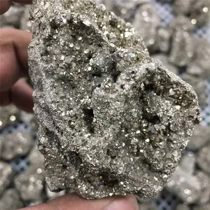 Commercio all'ingrosso Naturale Bella Minerale di Roccia Pirite Campioni di Minerali Pietra Grezza Guarigione Prezzi