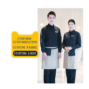 Advanced customization Hotel uniform Attendant apron suits for men and women wholesale FREE DESIGN High Quality 2211081748