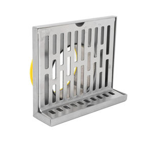 <span class=keywords><strong>Drain</strong></span> de sol d'angle en acier inoxydable personnalisé en forme de L pour douche, salle de bain, salle <span class=keywords><strong>humide</strong></span>, anti-corrosion, installation facile, tuyau de 110 mm, 5 ans - Product Image 1