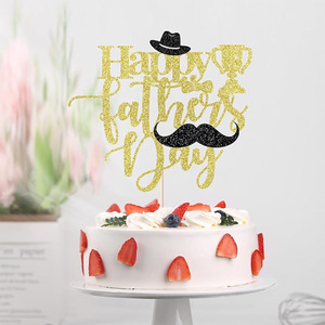 Set <span class=keywords><strong>de</strong></span> Decoración para <span class=keywords><strong>Pastel</strong></span> del Día del Padre: Collar <span class=keywords><strong>de</strong></span> <span class=keywords><strong>Pastel</strong></span> con Letras y Bigote, Adornos para <span class=keywords><strong>Pastel</strong></span>, Suministros para Fiestas y Reuniones Masculinas - Product Image 4