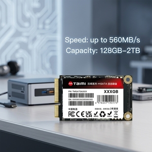 وحدة تخزين داخلية من نوع MSATA SSD من تايمي بسعة 2 تيرابايت، أفضل جودة، 6 جيجابت في الثانية، تقنية 3D NAND لأجهزة الكمبيوتر المكتبية - Product Image 1