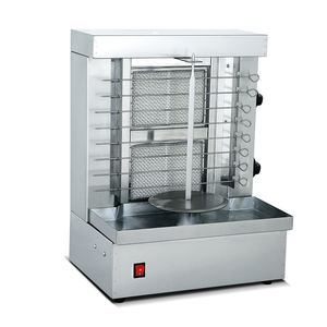 Horno Rotatorio y Máquina de Kebab Comercial de Acero Inoxidable a Gas Bochang BGB-25A con Material de Grado Alimenticio - Product Image 2