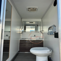 Offre Spéciale Remorque de toilettes portable personnalisée pour ateliers et immeubles de bureaux Remorque de toilettes publiques mobiles des fabricants