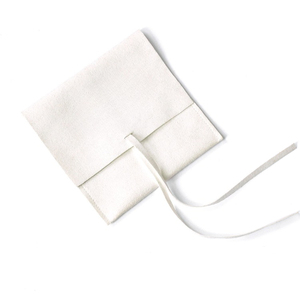 Bolsa de Joyería de Microfibra Blanca Personalizada de 8*10 cm, Ligera y Moderna, con Cierre de Cordón para Empaque de Regalos - Product Image 2